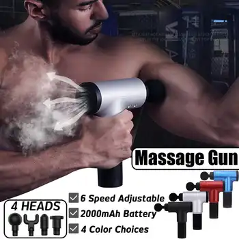 3600r/min 6 gear adjustable Muscle Massage Gun-Deep Tissue Massager Therapy-Gun Exercising Muscle Pain Relief Body Shaping Relax
3600r/min 6 gear adjustable Muscle Massage Gun-Deep Tissue Massager Therapy-Gun Exercising Muscle Pain Relief Body Shaping Relax
