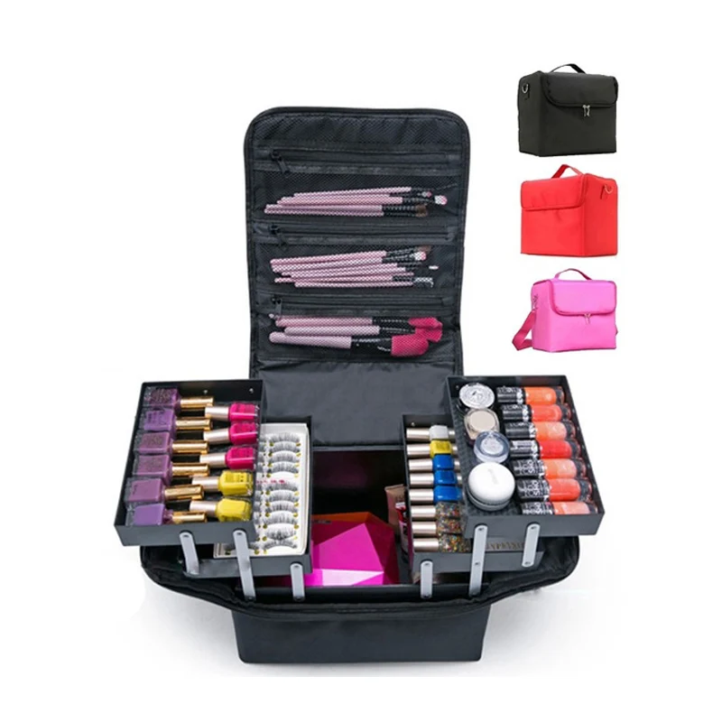 Large Capacity Stretch Cosmetic Bag Professional Women Empty Storage Box Case FC0206
Large Capacity Stretch Cosmetic Bag Professional Women Empty Storage Box Case FC0206