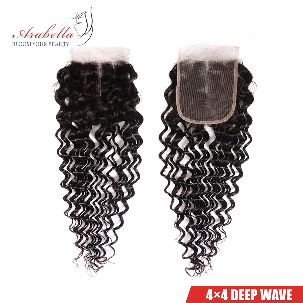 Brazilian Deep Wave 4*4 Lace Closure Natural Black 100% Human Hair Middle/Free/Three Part Arabella Remy Hair Lace Closure
Brazilian Deep Wave 4*4 Lace Closure Natural Black 100% Human Hair Middle/Free/Three Part Arabella Remy Hair Lace Closure