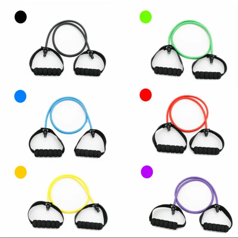 Fitness Elastic Resistance Bands Yoga Spring Pull Rope Cable Foam Handle String Exercise Tubes Elastic Workout Bands drop ship
Fitness Elastic Resistance Bands Yoga Spring Pull Rope Cable Foam Handle String Exercise Tubes Elastic Workout Bands drop ship