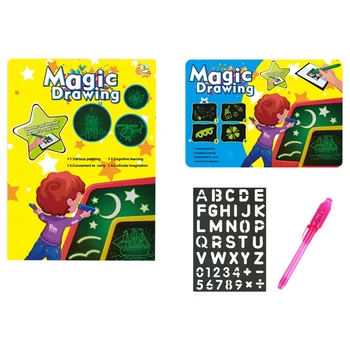 A4 Educational Toy Drawing Board Tablet Graffiti Led Luminous Magic Raw with Light-Fun 1Pc
A4 Educational Toy Drawing Board Tablet Graffiti Led Luminous Magic Raw with Light-Fun 1Pc