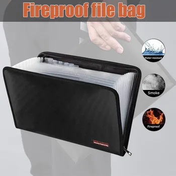 Fireproof Waterproof File Folder Money Document Bag with 12 Pockets Zipper Closure Pouch GK99
Fireproof Waterproof File Folder Money Document Bag with 12 Pockets Zipper Closure Pouch GK99