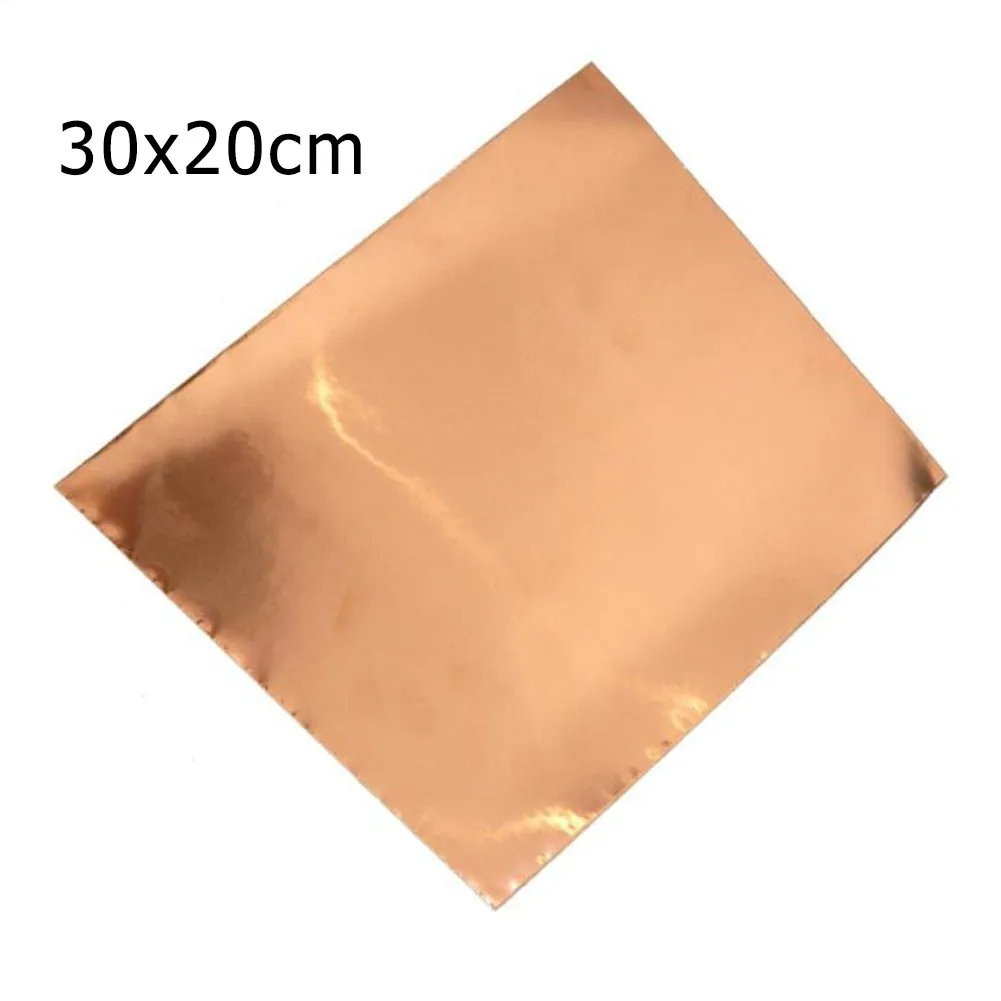 4PCS Electric Guitar Copper Foil Tape Self Adhesive EMI Shielding 20x30cm Reduce Hum & Buzz For Guiter Bass Mobile Phone Compute
4PCS Electric Guitar Copper Foil Tape Self Adhesive EMI Shielding 20x30cm Reduce Hum & Buzz For Guiter Bass Mobile Phone Compute