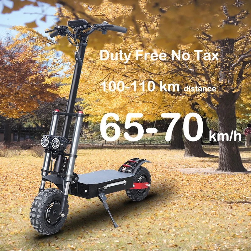 EU STOCK 60V 3200W 11 дюймов электрический скутер 100 расстояние 70 км/ч складной мощный для