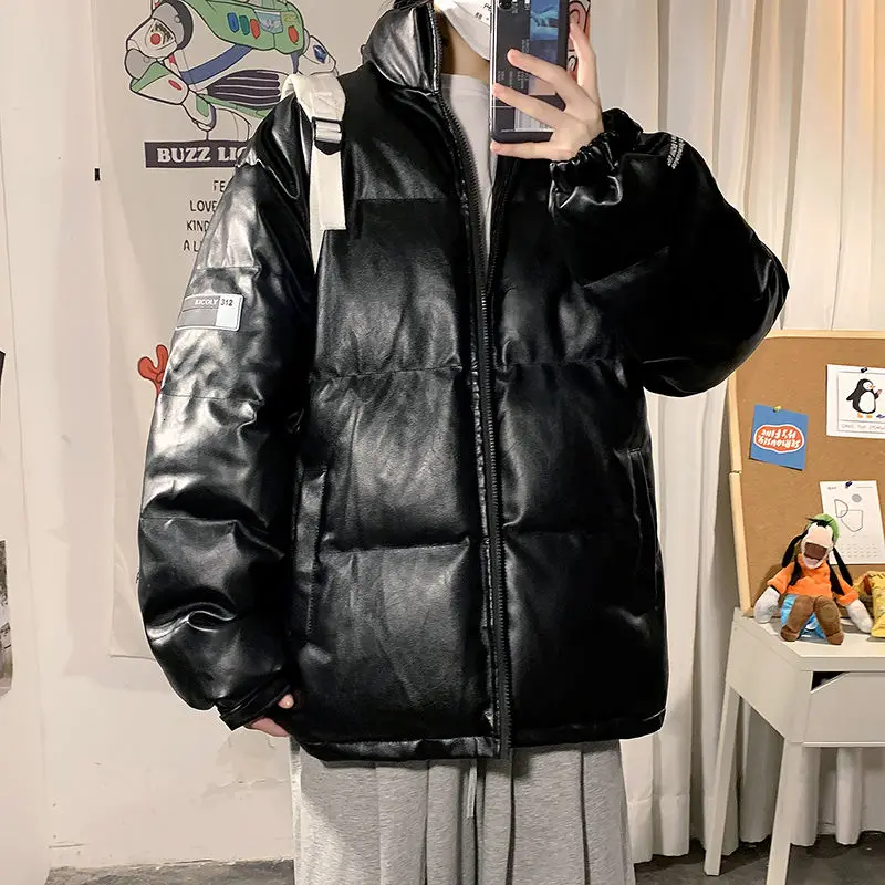 Winter Thick Leather Jacket Men's Parka Warm Fashion Casual Stand-up Collar Leather Coat Men Streetwear Motorcycle Jacket Mens
Winter Thick Leather Jacket Men's Parka Warm Fashion Casual Stand-up Collar Leather Coat Men Streetwear Motorcycle Jacket Mens