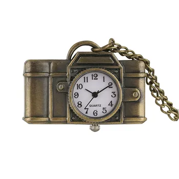 Camera Shape Arabic Numerals Display Quartz Pocket Watch Mini Pendant Clock Fob Sweater Chain Gifts For Kids Relogio De Bolso
Camera Shape Arabic Numerals Display Quartz Pocket Watch Mini Pendant Clock Fob Sweater Chain Gifts For Kids Relogio De Bolso
