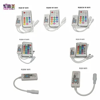 DC12-24V MINI WIFI RGB/RGBW /RGBCW led Timer controller IR RF remote Music controller By Alexa Google Home Phone WIFI controller
DC12-24V MINI WIFI RGB/RGBW /RGBCW led Timer controller IR RF remote Music controller By Alexa Google Home Phone WIFI controller