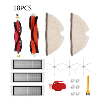 18pcs Removable Main Brush Filter Kits For Xiaomi Roborock S5 S6 S60 S65 MAX T6 Vacuum Cleaner Accessories Anti-winding Roller
18pcs Removable Main Brush Filter Kits For Xiaomi Roborock S5 S6 S60 S65 MAX T6 Vacuum Cleaner Accessories Anti-winding Roller