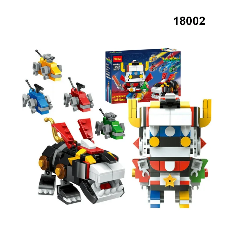 Mini Voltron Defender Of The Universe 18002 Super Robot 455pcs Bricks Anime Model Building Blocks Kids Toys
Mini Voltron Defender Of The Universe 18002 Super Robot 455pcs Bricks Anime Model Building Blocks Kids Toys