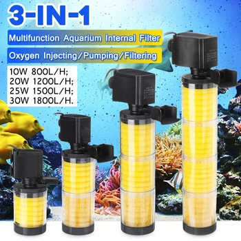 10/20/25/30W 3 in 1 Aquarium Internal Filter Fish Tank Water Circulation Oxygen Filter Pump with Four Suction Cups
10/20/25/30W 3 in 1 Aquarium Internal Filter Fish Tank Water Circulation Oxygen Filter Pump with Four Suction Cups
