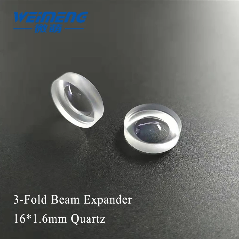 Weimeng Triple beam expander laser lens 16*1.6mm circular shape quartz for laser welding machine and laser marking machine
Weimeng Triple beam expander laser lens 16*1.6mm circular shape quartz for laser welding machine and laser marking machine