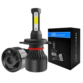 2Pcs Black 6000Lm Improved S2 Led Car Headlight with Powerful Cob Chips H4 H7 Led Lamps(H4)
2Pcs Black 6000Lm Improved S2 Led Car Headlight with Powerful Cob Chips H4 H7 Led Lamps(H4)