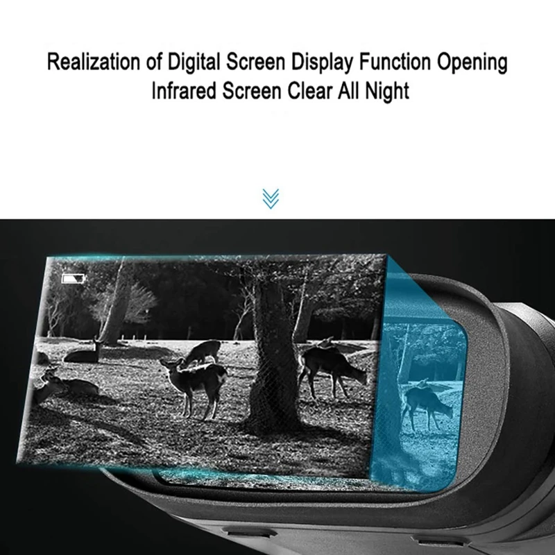 Binocular Night-Vision Telescope, 720P HD Digital Infrared Hunting with 2.31 inch TFT LCD and 3X Magnification IR Camera with Vi
Binocular Night-Vision Telescope, 720P HD Digital Infrared Hunting with 2.31 inch TFT LCD and 3X Magnification IR Camera with Vi