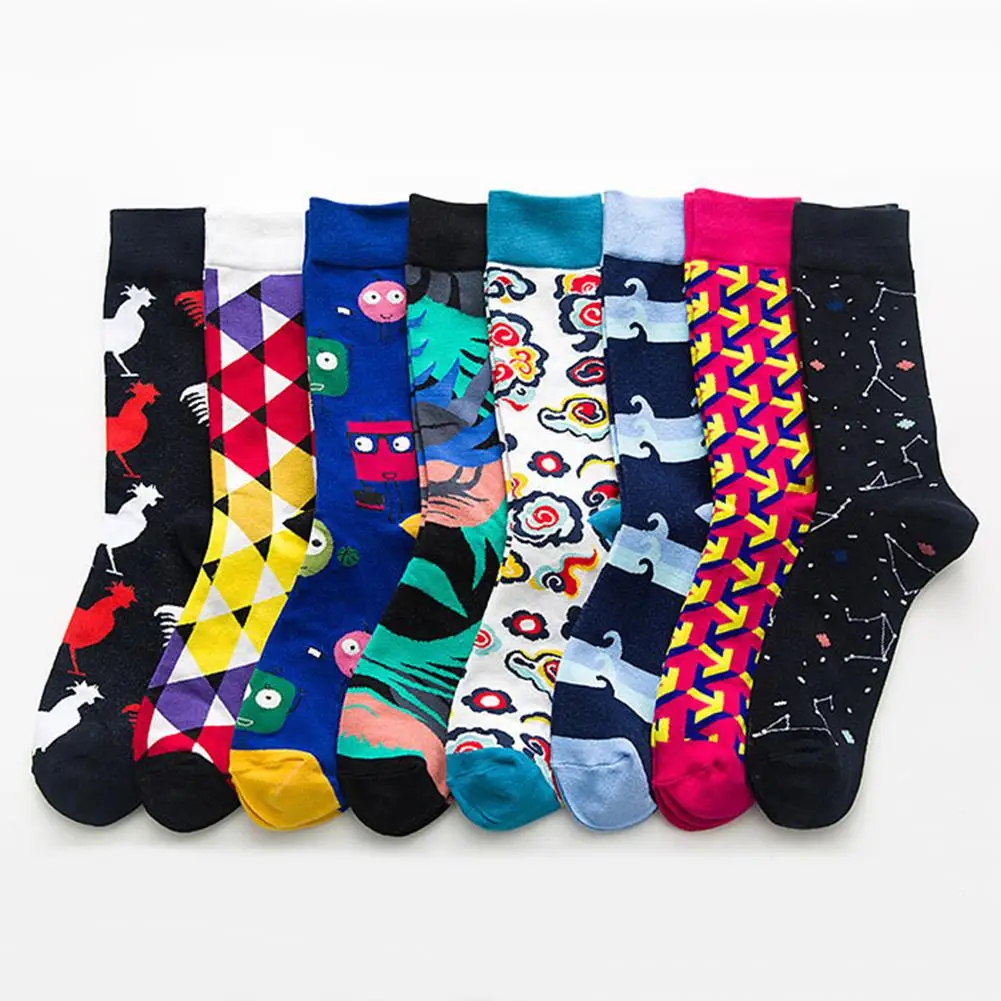 Men Colorful Rooster Cloud Geometric Soft Cotton Elastic Middle Tube Crew Socks
Men Colorful Rooster Cloud Geometric Soft Cotton Elastic Middle Tube Crew Socks