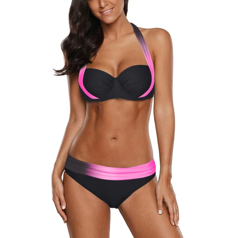 Bikini 2020 Sexy Swimwear Women Push Up Bikini Set Summer Beach Bathing Suit Female Brazilian Swimsuit Yellow Pink Blue
Bikini 2020 Sexy Swimwear Women Push Up Bikini Set Summer Beach Bathing Suit Female Brazilian Swimsuit Yellow Pink Blue