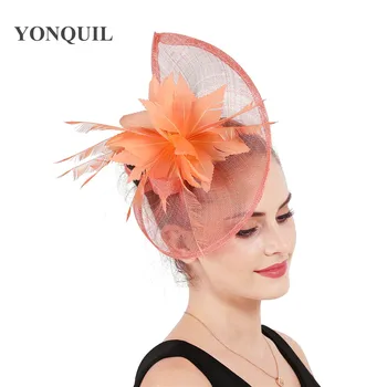 Coral Wedding Holiday Mesh Sinamay Fascinator Hat For Women Feather Flower Party Church Tea Derby Fedora gril Pillbox Hat SYF685
Coral Wedding Holiday Mesh Sinamay Fascinator Hat For Women Feather Flower Party Church Tea Derby Fedora gril Pillbox Hat SYF685