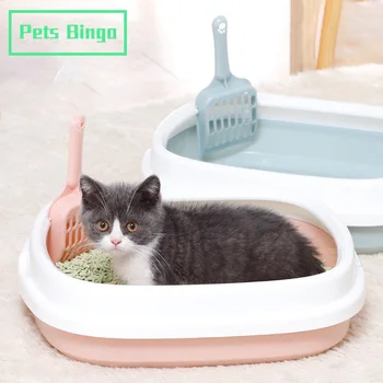 Pets Bingo 40cm Cat Litter Box Non-slip Cat Toilet Semi-closed Kitten Bedpans with Cat Litter Shovel Anti-splash Cat Supplies
Pets Bingo 40cm Cat Litter Box Non-slip Cat Toilet Semi-closed Kitten Bedpans with Cat Litter Shovel Anti-splash Cat Supplies