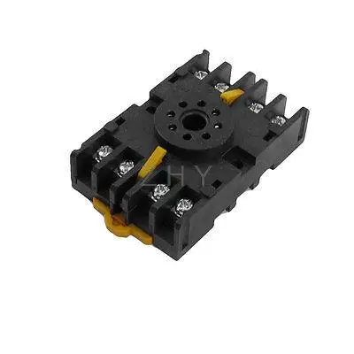 8PFA 10A 300VAC 8 Round Pin Rail Mount Power Relay Socket Base for JS14
8PFA 10A 300VAC 8 Round Pin Rail Mount Power Relay Socket Base for JS14