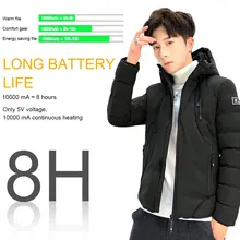 Sale Men's Heating Clothing Jacket Heating Cotton Clothing USB Heating Three-Speed Clothing Smart Temperature Control Super Size
Sale Men's Heating Clothing Jacket Heating Cotton Clothing USB Heating Three-Speed Clothing Smart Temperature Control Super Size