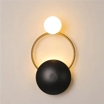 wall lamp post-modern Wall Light Led Wrought iron bed lamp livingroom corridor bedroom building indoor restaurant decoration
wall lamp post-modern Wall Light Led Wrought iron bed lamp livingroom corridor bedroom building indoor restaurant decoration