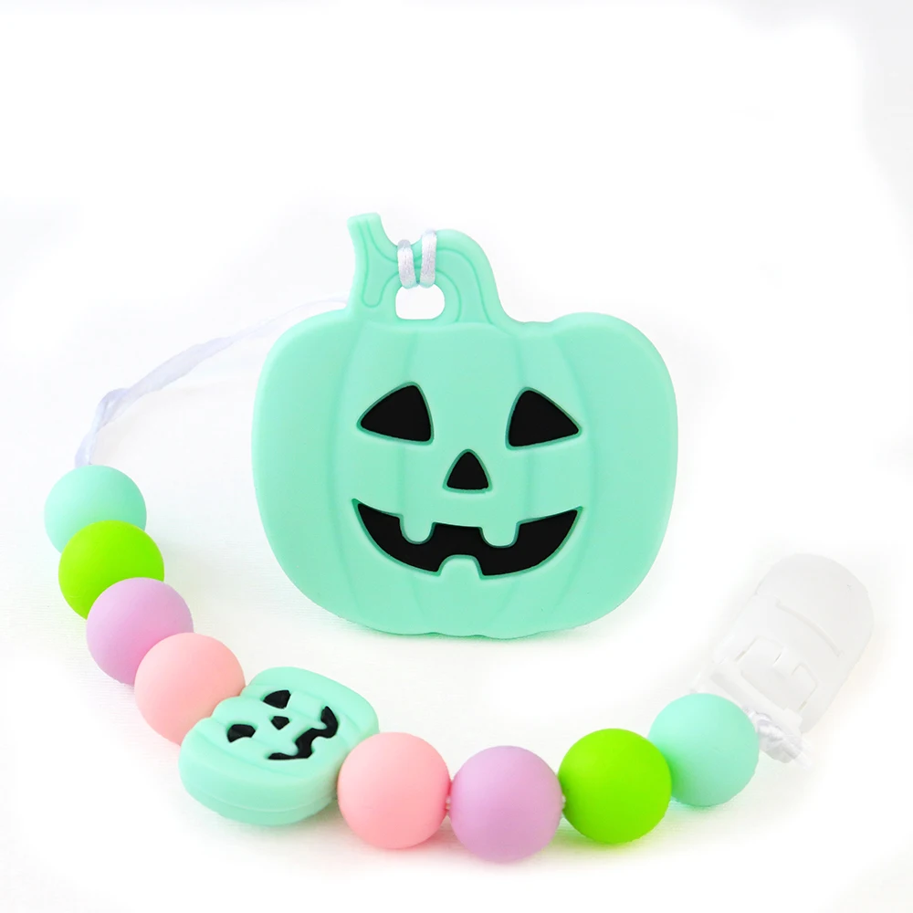 Pumkin Teether Chain For Baby Teether Teething Pacifier Clips For Handmade DIY Halloween Celebrate BPA Free Food Grade Silicone
Pumkin Teether Chain For Baby Teether Teething Pacifier Clips For Handmade DIY Halloween Celebrate BPA Free Food Grade Silicone