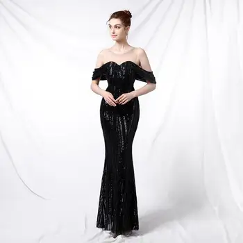 Fashion Mesh Mermaid Evening Dress Sexy Ruffles Off The Shoulder Sequined Long Robe De Soiree Spaghetti Strap Formal Dresses
Fashion Mesh Mermaid Evening Dress Sexy Ruffles Off The Shoulder Sequined Long Robe De Soiree Spaghetti Strap Formal Dresses