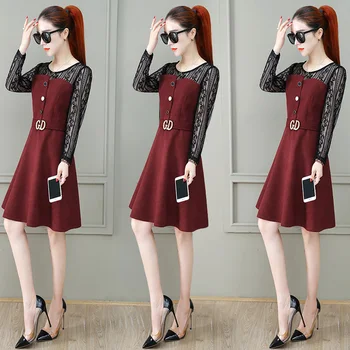 Dress WOMEN'S 2020 Early Spring New Style Popular Fashion Elegant Spring And Autumn Short-height Western Style 
Dress WOMEN'S 2020 Early Spring New Style Popular Fashion Elegant Spring And Autumn Short-height Western Style
