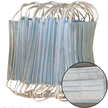 1PCS Disposable 3-Layers Non-woven Mouth Face Mask Anti-Dust Earloop Protective Mask
1PCS Disposable 3-Layers Non-woven Mouth Face Mask Anti-Dust Earloop Protective Mask