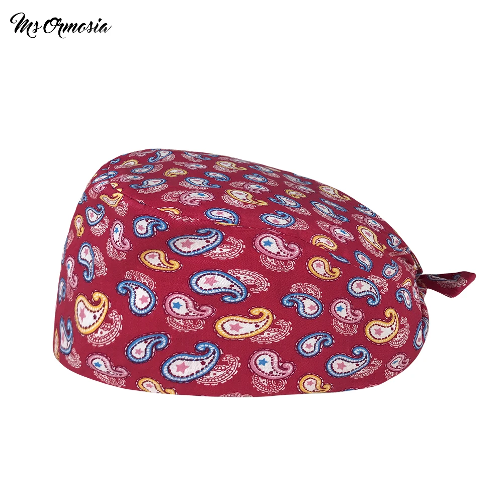 new fashion Pension house pet store work hat cartoon printing Red tadpole pattern scrubs caps Beautician accessories scrub hat
new fashion Pension house pet store work hat cartoon printing Red tadpole pattern scrubs caps Beautician accessories scrub hat