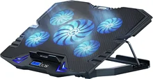 Laptop Cooling Pad Gaming Notebook Cooler, Blue LED Light, Computer Chill Mat with LCD Controller, for 10-15.6 Inch Laptops
Laptop Cooling Pad Gaming Notebook Cooler, Blue LED Light, Computer Chill Mat with LCD Controller, for 10-15.6 Inch Laptops