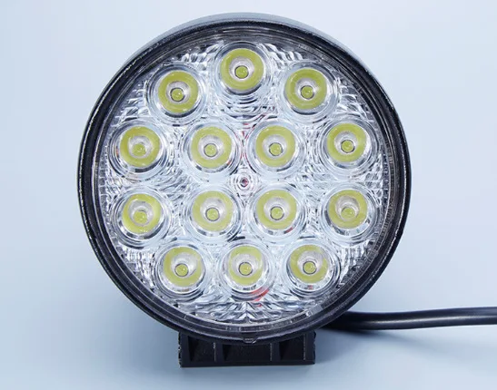 42W Work Light LED off-Road Vehicle Roof Light, Marine Search And Rescue Light Truck Light Circle Poly/Astigmatism
42W Work Light LED off-Road Vehicle Roof Light, Marine Search And Rescue Light Truck Light Circle Poly/Astigmatism