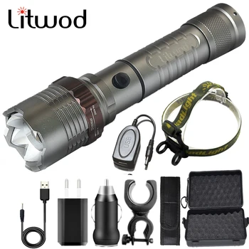 XM-L T6Led Tactical Flashlight Zoom Waterproof Torch 5 Mode Powerbank Rechargeable 18650 AAA Battery Bicyle Bike Light Lantern
XM-L T6Led Tactical Flashlight Zoom Waterproof Torch 5 Mode Powerbank Rechargeable 18650 AAA Battery Bicyle Bike Light Lantern