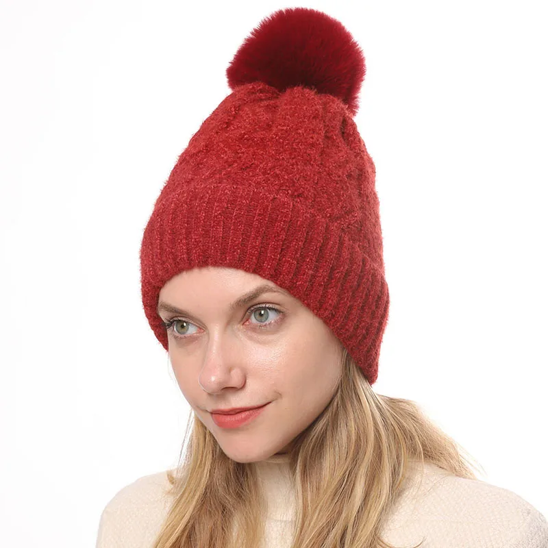 Ladies Skullies Cap Autumn Winter Fashion Beanie Velvet Chenille Knitting Hat Jacquard Ball Warm Wool C011
Ladies Skullies Cap Autumn Winter Fashion Beanie Velvet Chenille Knitting Hat Jacquard Ball Warm Wool C011