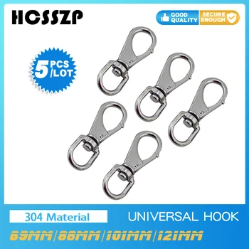5PCS Boat Marine Hardware Stainless Steel Sliver Swivel Eye Bolt Snap Sping Hooks Clips For Scuba Diving Pet Chains Bird Feeder
5PCS Boat Marine Hardware Stainless Steel Sliver Swivel Eye Bolt Snap Sping Hooks Clips For Scuba Diving Pet Chains Bird Feeder