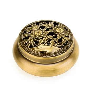 MOZART Small Incense Burner Mini Home Six Optional Pure Copper Creative Incense Burner Sandalwood Retro Antique Lucky, peony 
MOZART Small Incense Burner Mini Home Six Optional Pure Copper Creative Incense Burner Sandalwood Retro Antique Lucky, peony