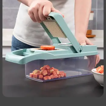 Multi-function Vegetable Slicer Potato Carrot Grater Onion Cutter Kitchen Tools Multi-Function Plate Cutter Dicing Cutting
Multi-function Vegetable Slicer Potato Carrot Grater Onion Cutter Kitchen Tools Multi-Function Plate Cutter Dicing Cutting