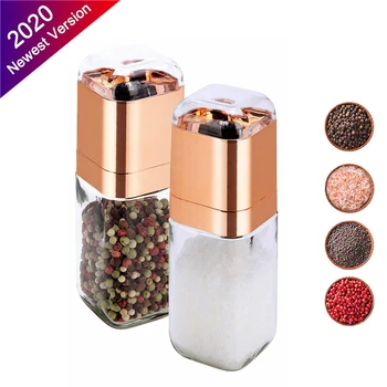 1/2 Pcs Manual Pepper Mill 180ml Glass Bottle Salt and Pepper Grinder Adjustable Ceramic for Kitchen Spice Mill Tools Rose Gold
1/2 Pcs Manual Pepper Mill 180ml Glass Bottle Salt and Pepper Grinder Adjustable Ceramic for Kitchen Spice Mill Tools Rose Gold