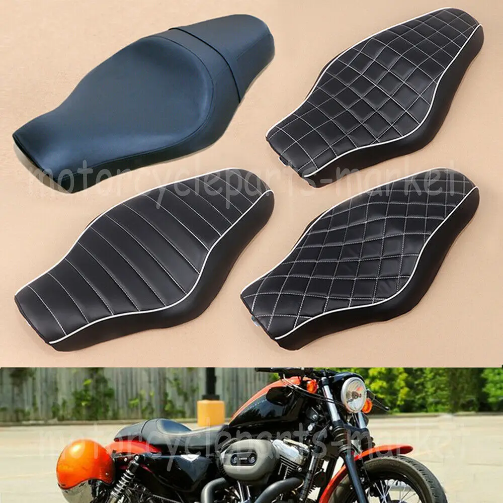 1pcs Black Motorcycle Seat Cushions Black Driver+Rear Passenger 2 Up seat For Harley Sportster 883 1200 48 72
1pcs Black Motorcycle Seat Cushions Black Driver+Rear Passenger 2 Up seat For Harley Sportster 883 1200 48 72