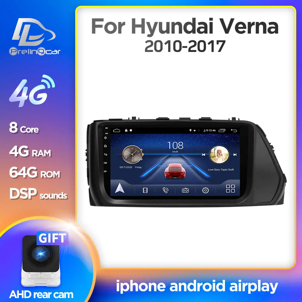 4G Lte Android 9.0 Car multimedia navigation system GPS DVD player For Hyundai Verna 2010-2017 years IPS screen Radio stereo
4G Lte Android 9.0 Car multimedia navigation system GPS DVD player For Hyundai Verna 2010-2017 years IPS screen Radio stereo