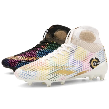 Long Spikes Outdoor Hot Sale Mens Soccer Cleats High Ankle Football Shoes Soccer Traing Boots For Men Women Soccer Shoes Child
Long Spikes Outdoor Hot Sale Mens Soccer Cleats High Ankle Football Shoes Soccer Traing Boots For Men Women Soccer Shoes Child