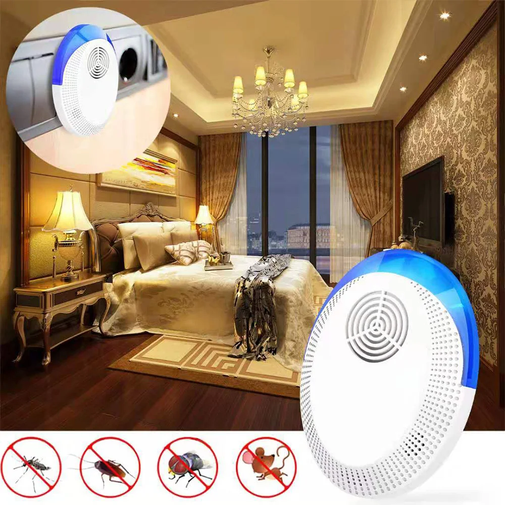 Mosquito Killer Ultrasonic Electronics Repeller US/EU Plug Mata Mosquito Electrico Anti Mosquito Repellent Rat Rejection Insect
Mosquito Killer Ultrasonic Electronics Repeller US/EU Plug Mata Mosquito Electrico Anti Mosquito Repellent Rat Rejection Insect