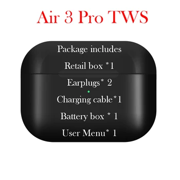 New in-ear Airpodering wireless earbud Air 3 Pro TWS 1:1 Bluetooth 5.0 headset stereo headset PK i12 i7S Pro
New in-ear Airpodering wireless earbud Air 3 Pro TWS 1:1 Bluetooth 5.0 headset stereo headset PK i12 i7S Pro