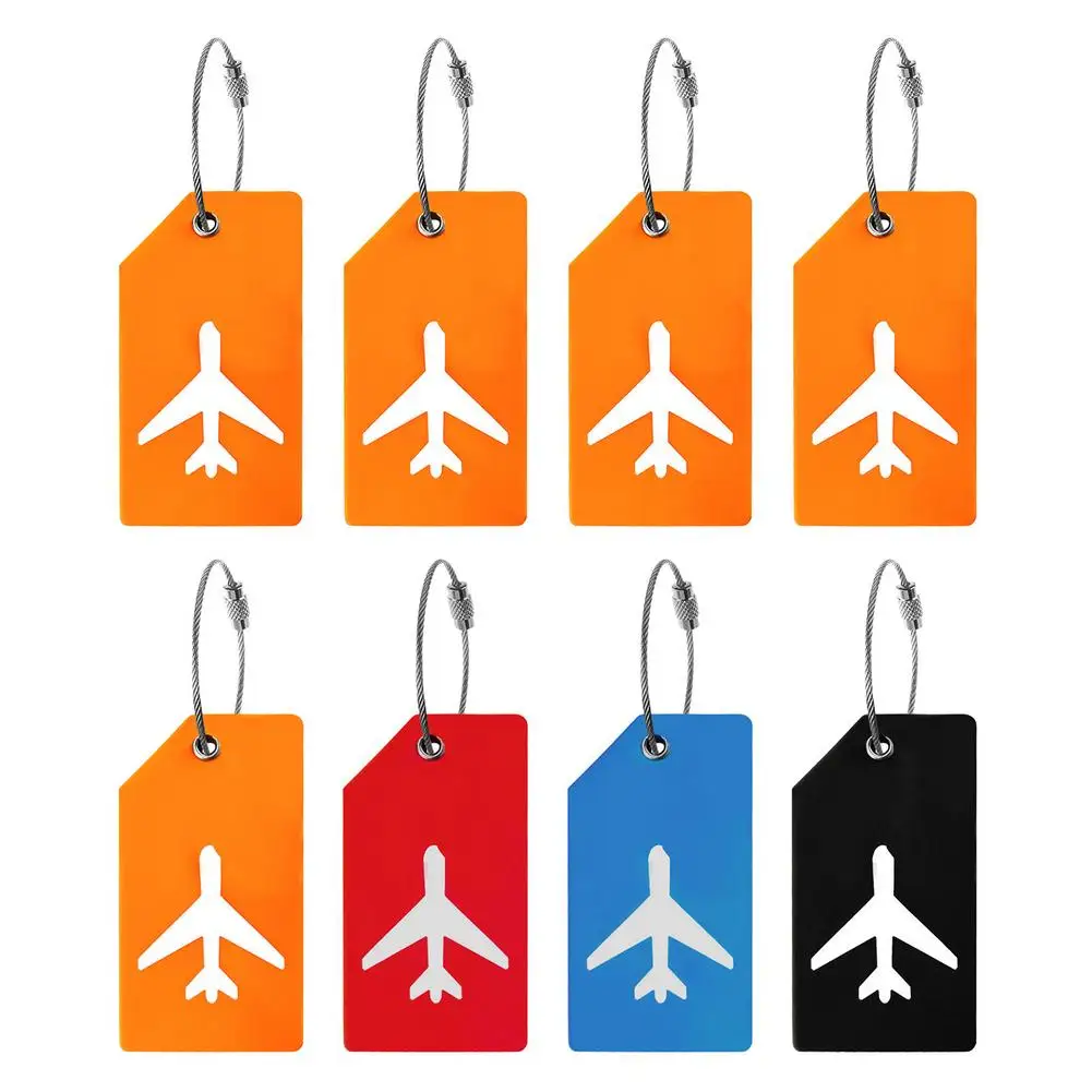 Colorful Luggage Tags Silicone Suitcase Name ID Address Holder Portable Baggage Boarding Plane Label Bag Pendant Travel Access
Colorful Luggage Tags Silicone Suitcase Name ID Address Holder Portable Baggage Boarding Plane Label Bag Pendant Travel Access