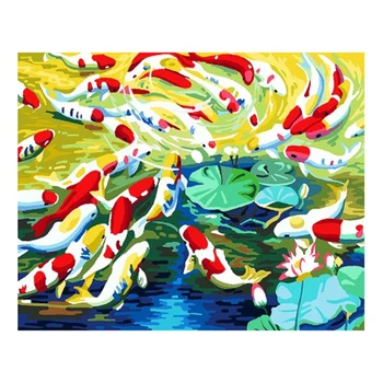 40X50 Animal Abstract Oil Painting Decoration Picture Diy Digital Painting By Numbers Wall Decor Canvas Painting Fish
40X50 Animal Abstract Oil Painting Decoration Picture Diy Digital Painting By Numbers Wall Decor Canvas Painting Fish