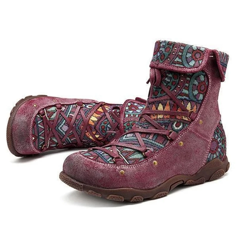 Bohemian Boots Vintage Style Motorcycle Boots Shoes Women Spring Autumn Genuine Leather Ankle Boots Ladies Shoes Woman Booties
Bohemian Boots Vintage Style Motorcycle Boots Shoes Women Spring Autumn Genuine Leather Ankle Boots Ladies Shoes Woman Booties