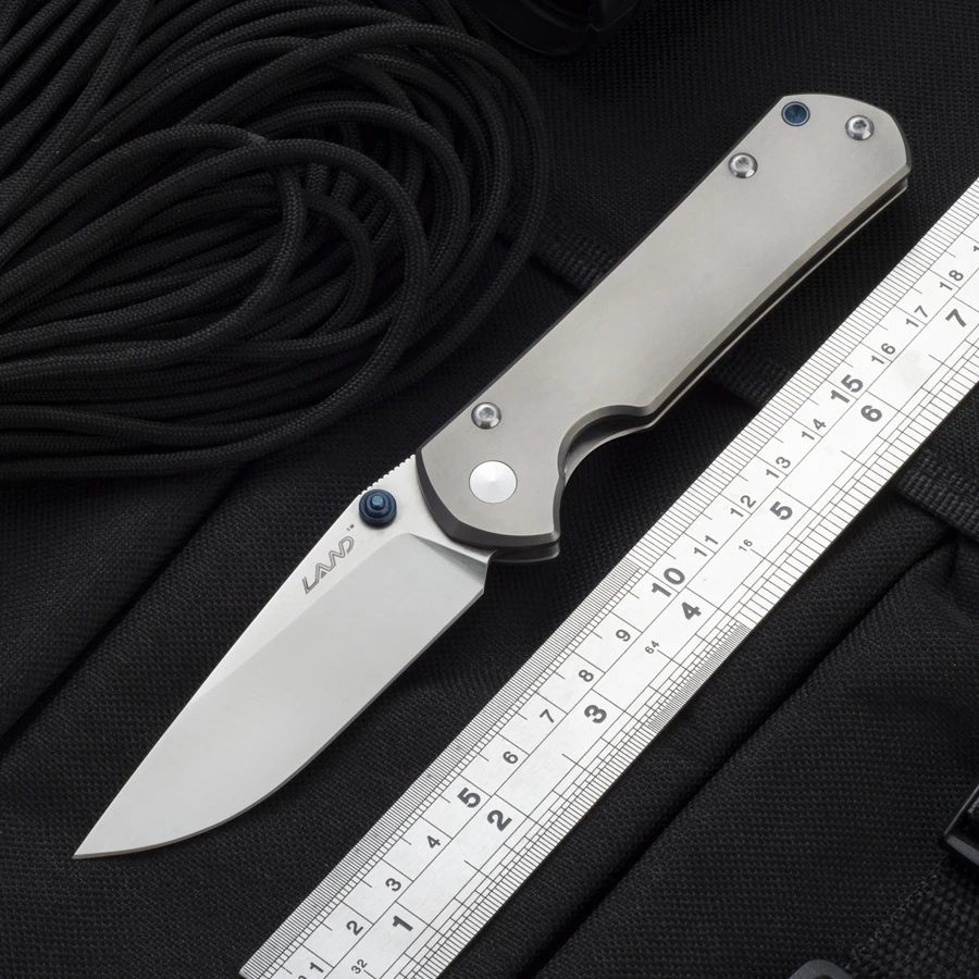 M390 Land 910 Titanium Folding Blade Knife M390 Blade Ceramic Bearing Titatium Pocket Clip Outdoor Camping Survival EDC Tool
M390 Land 910 Titanium Folding Blade Knife M390 Blade Ceramic Bearing Titatium Pocket Clip Outdoor Camping Survival EDC Tool