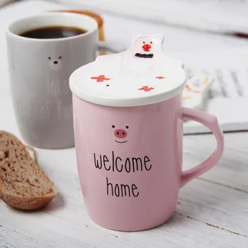Korean Cute Animal Relief Ceramic Straight Cup with Lid Cup Brief Breakfast Milk Mugs Household Office Coffee Mugs for Women Man
Korean Cute Animal Relief Ceramic Straight Cup with Lid Cup Brief Breakfast Milk Mugs Household Office Coffee Mugs for Women Man