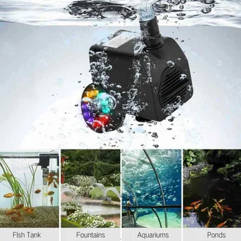 Garden With LED Light Controller Aquarium 800L/H Mini Adjustable Electric Submersible Water Pump Fish Tank Low Noise Fountains
Garden With LED Light Controller Aquarium 800L/H Mini Adjustable Electric Submersible Water Pump Fish Tank Low Noise Fountains