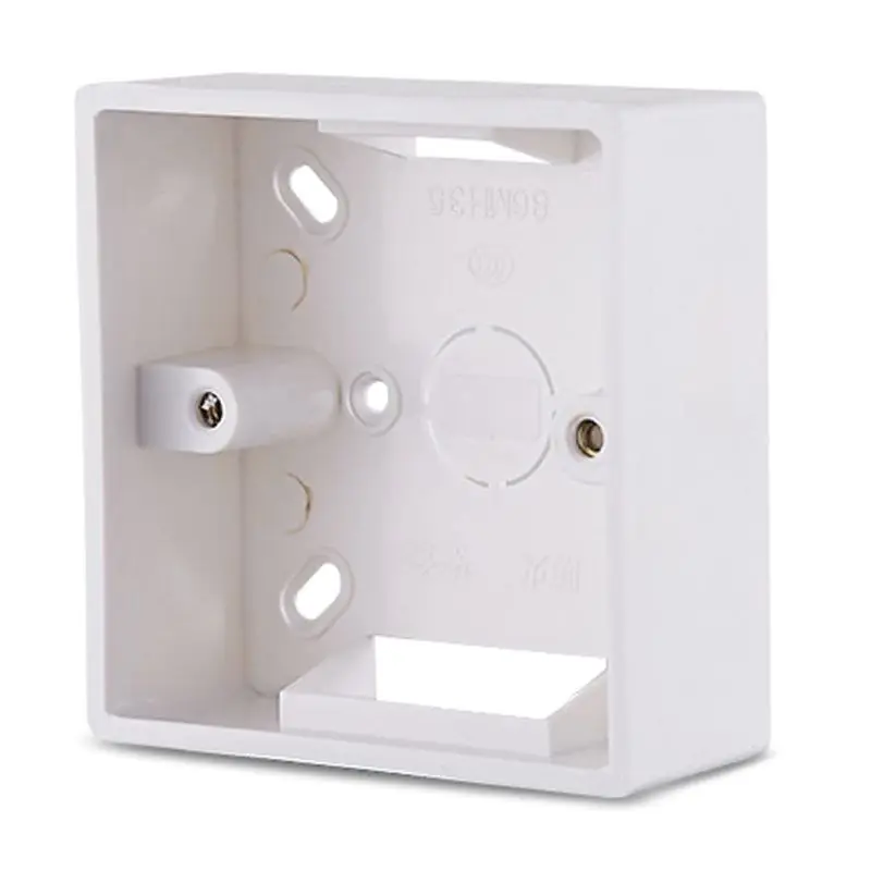 86X86 PVC Thickening Junction Box Wall Mount Cassette For Switch Socket Base Switch Bottom Box Electrical Box Accessories
86X86 PVC Thickening Junction Box Wall Mount Cassette For Switch Socket Base Switch Bottom Box Electrical Box Accessories