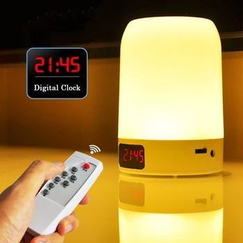 Remote Control Mini LED Bedside Lamp USB Rechargeable Table Lamp Brightness Adjustable Night Light With Digital Clock
Remote Control Mini LED Bedside Lamp USB Rechargeable Table Lamp Brightness Adjustable Night Light With Digital Clock